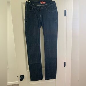 Y2K Apple Bottom dark washed denim size 7/8